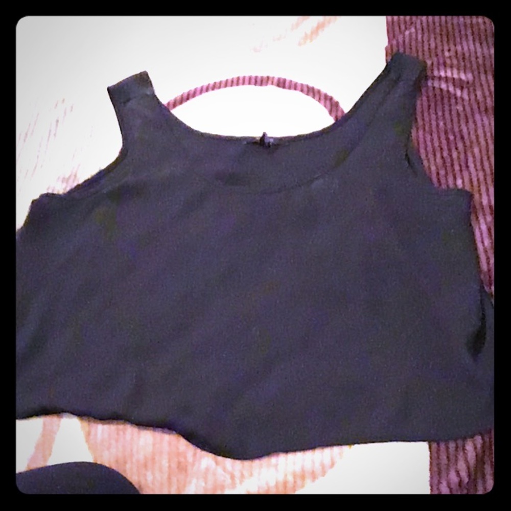 A black dressy top